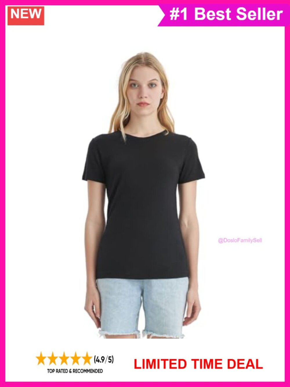 100% Merino Wool Crew Neck Short Sleeve Base Layer Tee for Travel Hiking